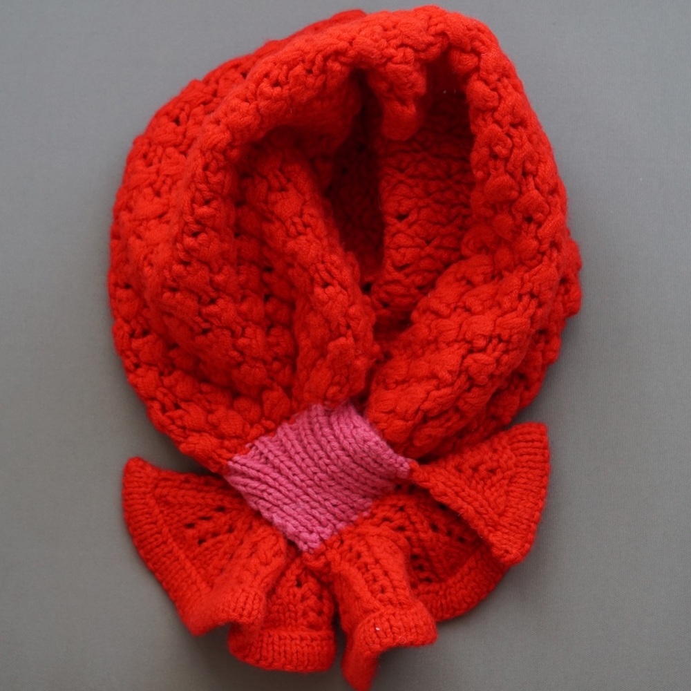 Paul Smith red wool scarf